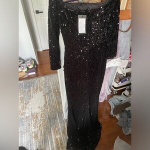 Black Gown Shimmer